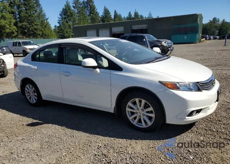 2012 Honda Civic Ex из США, поврежденный, VIN 2HGFB2F8XCH324281